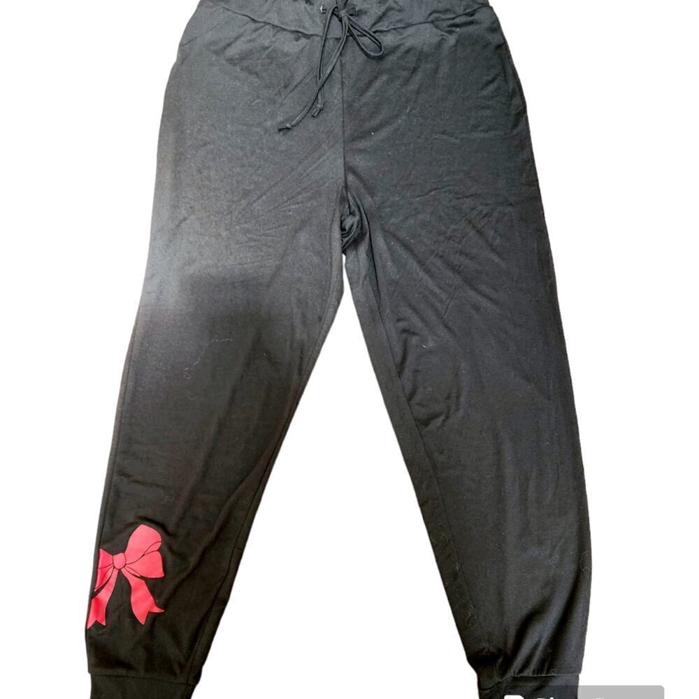 WILDFOX NAUGHTY LIST IS MORE FUN SWEATPANTS  MED